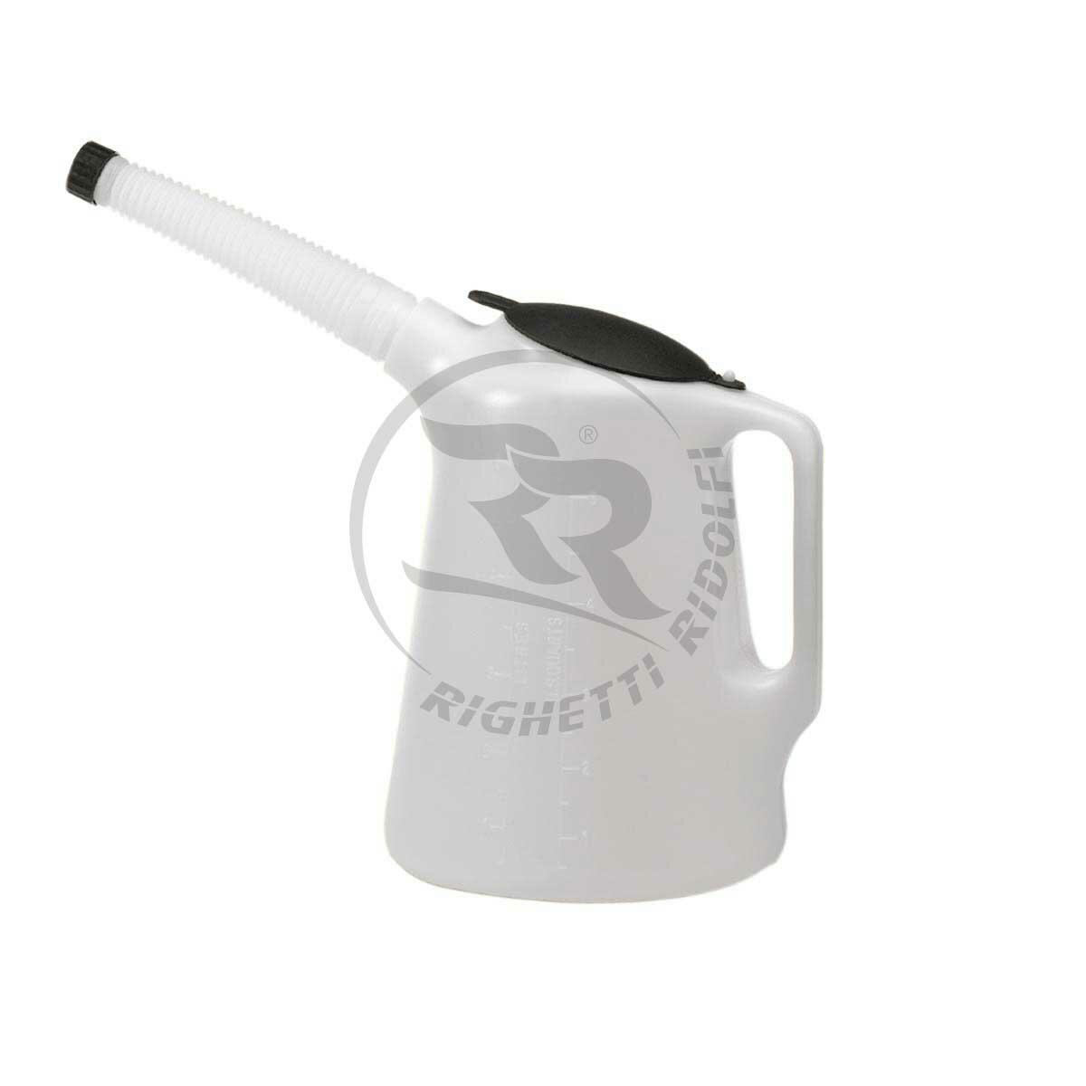 Plastic Jug 5lt with Flexi Spout Righetti e Ridolfi
