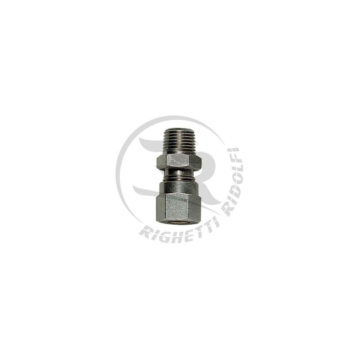 Raccordo Ingrassatore Metrico Dritto ALEMITE 8mm X 1.0 - Confezione Da 14 Pezzi