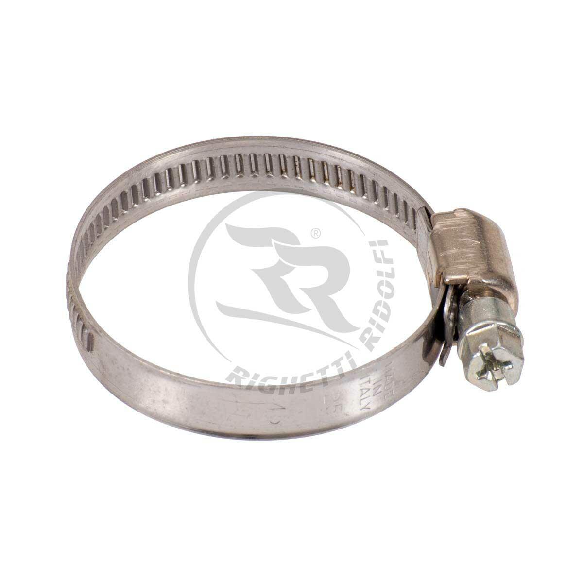 Worm Drive Clamps with cylindrical screw head 25/45mm Righetti e Ridolfi