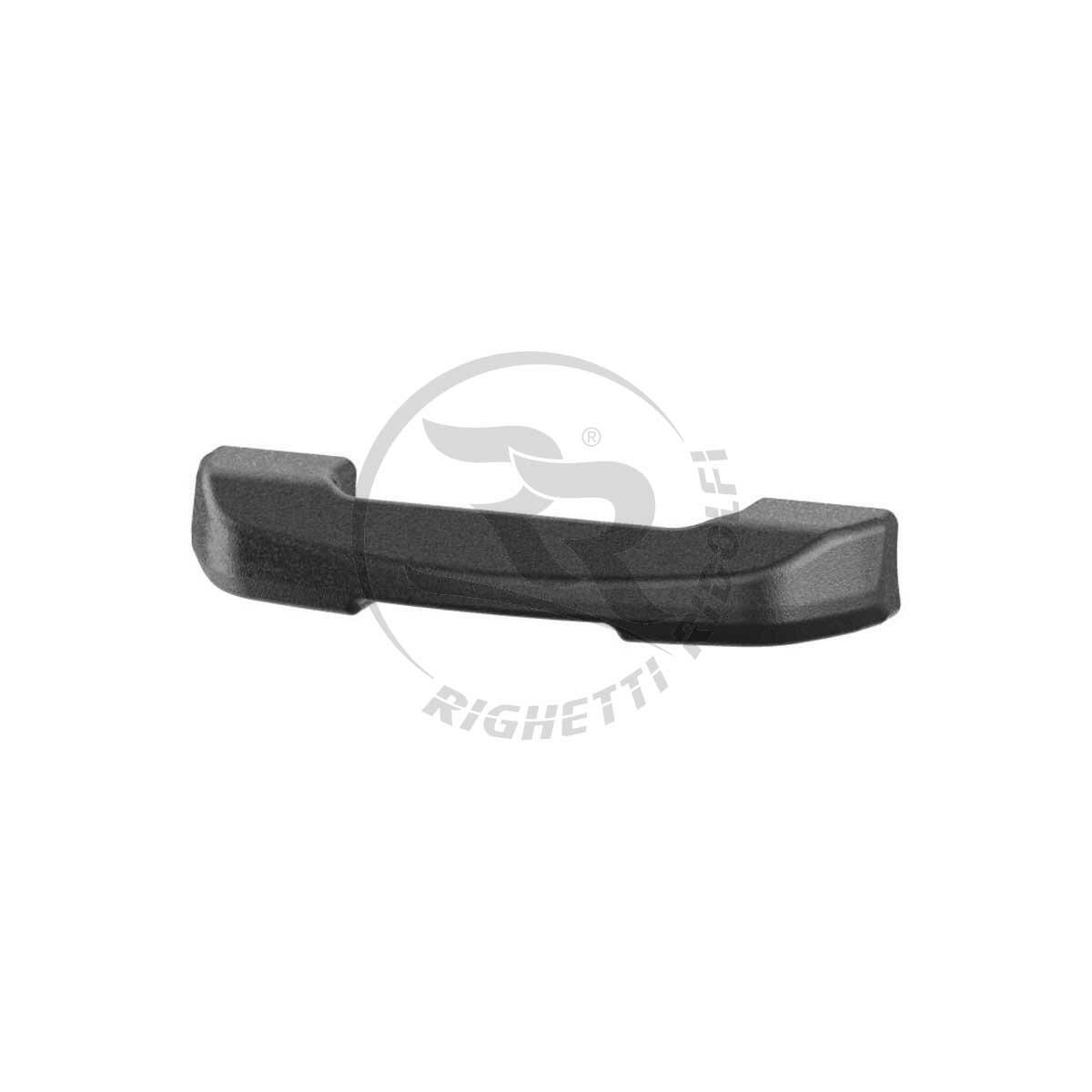 Front Spoiler for two-seater Rental kart, black colour