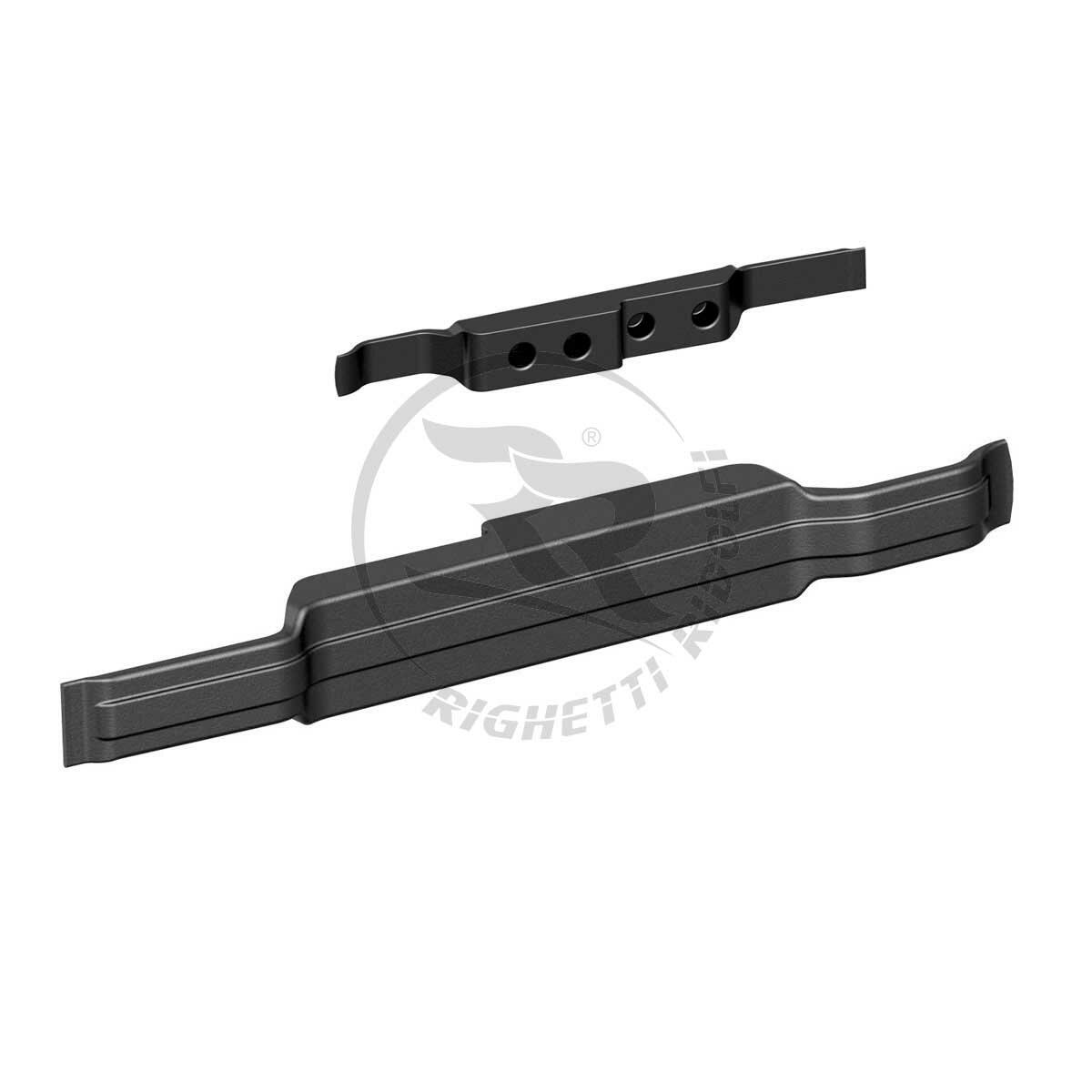 Side Protection for two-seater Rental kart, black colour