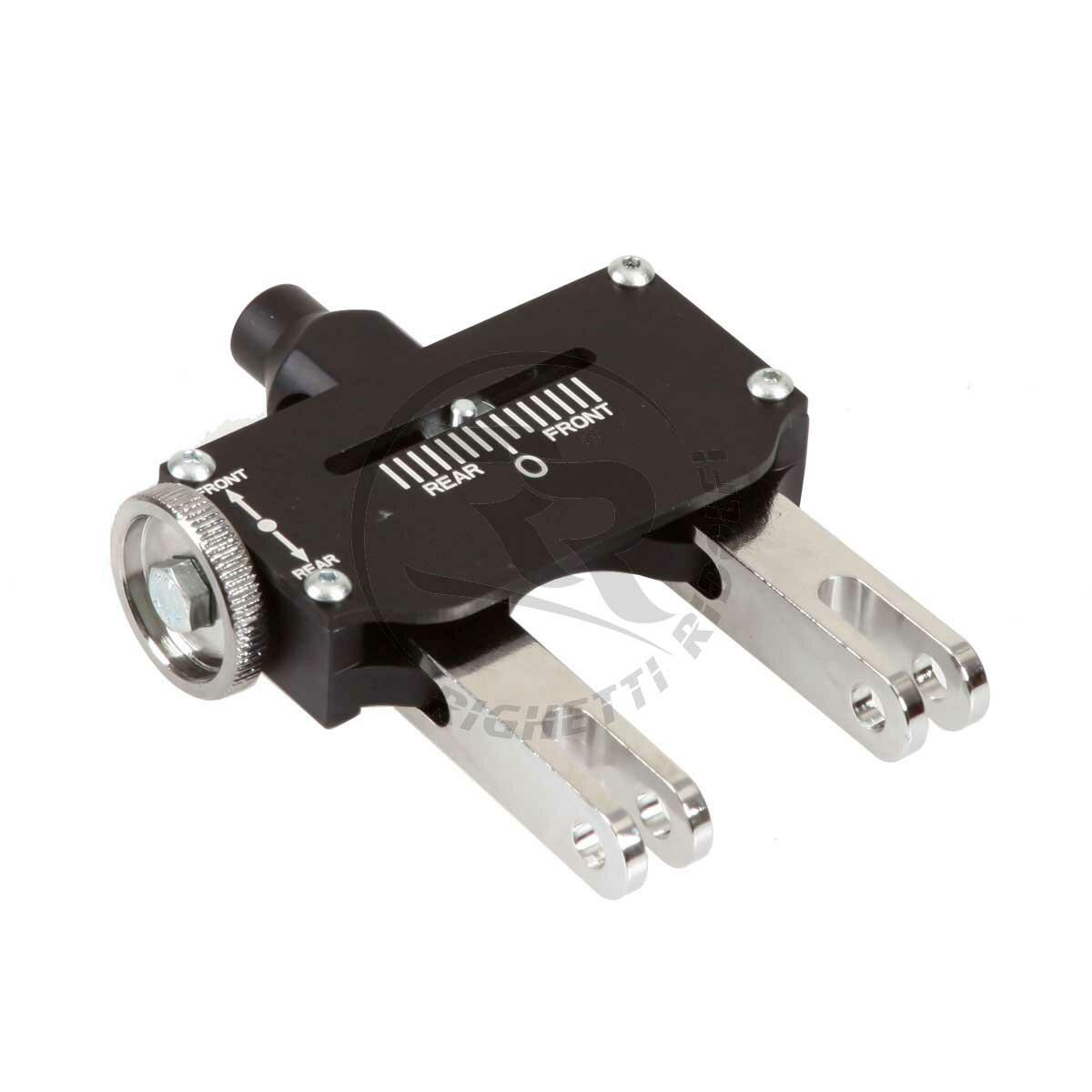 Brake bias adjuster, black anodized Righetti e Ridolfi