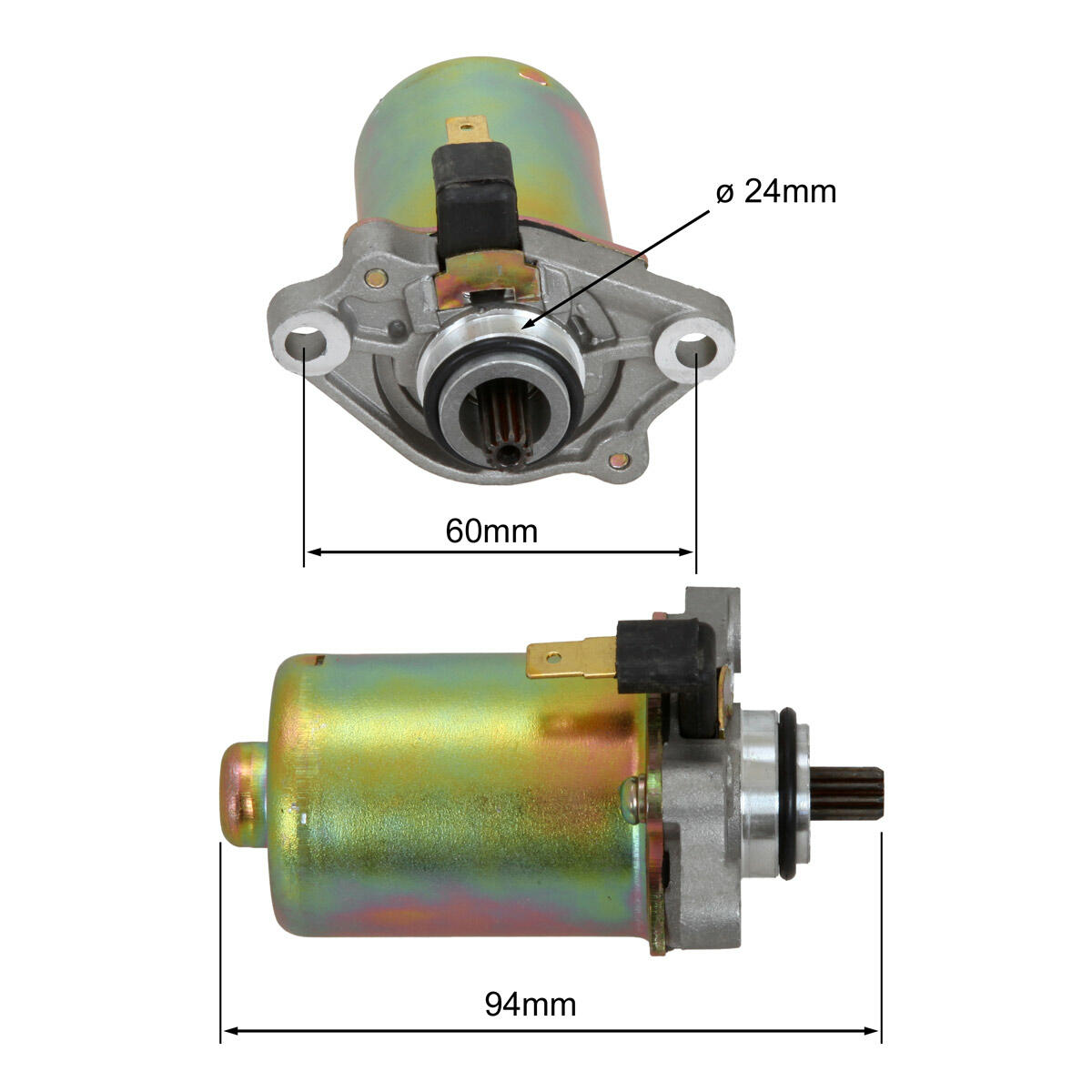 12v Starter Motor For Minikart Righetti E Ridolfi