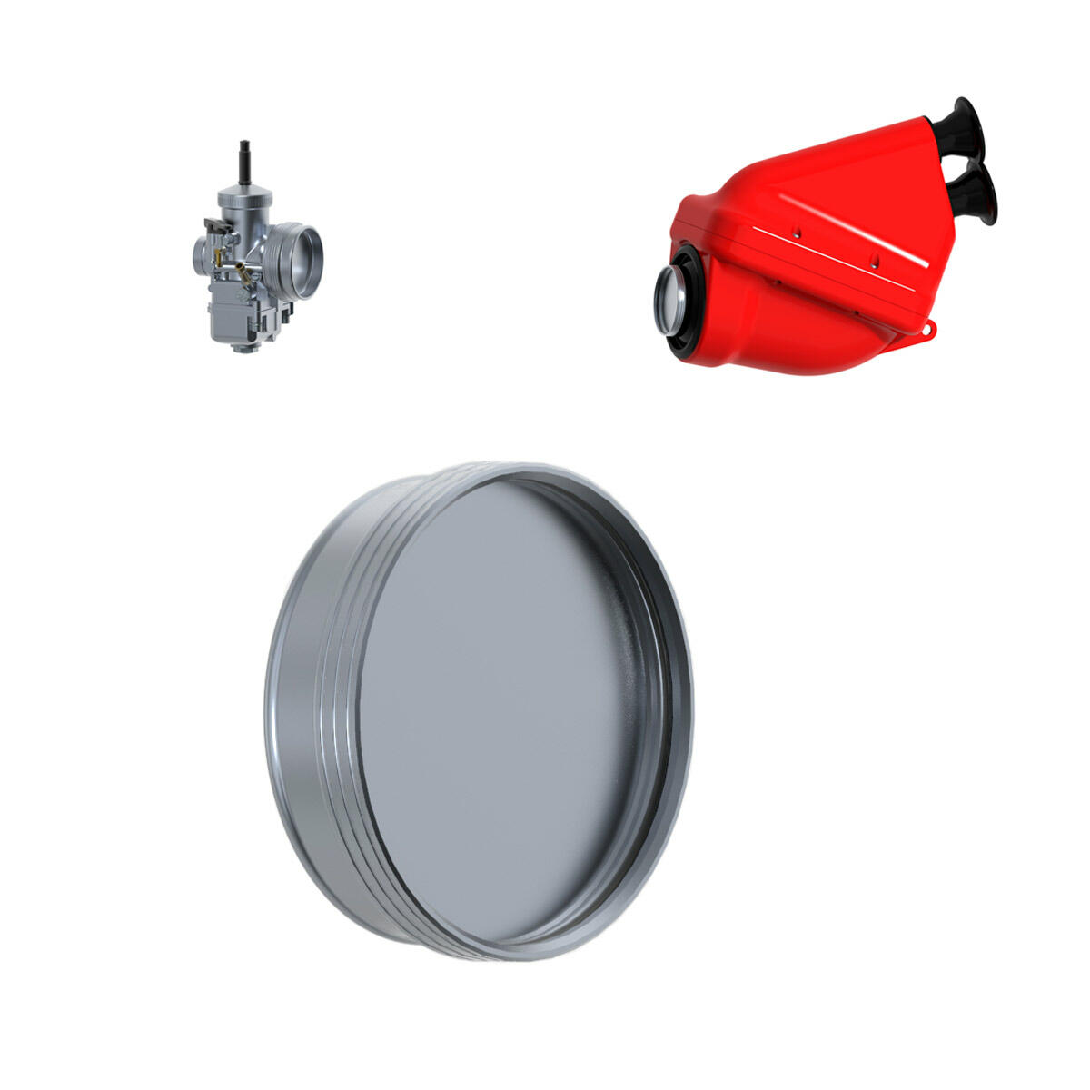 Double Cover CarburetorNoise Filter Righetti e Ridolfi